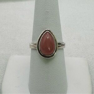 Pink Peruvian Opal Ring